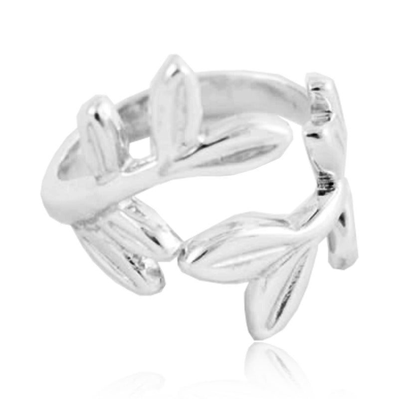 Anillo de plata 925 Rama con Hojas artesanal — Luminé Zacatecas