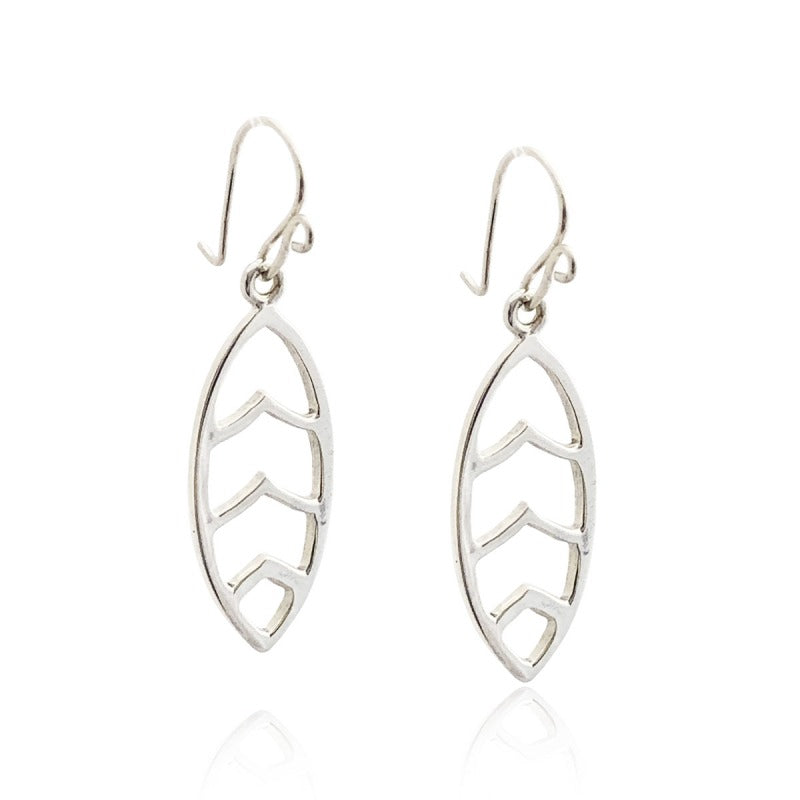 Aretes de plata 925 Colgante Menta artesanales — Luminé Zacatecas