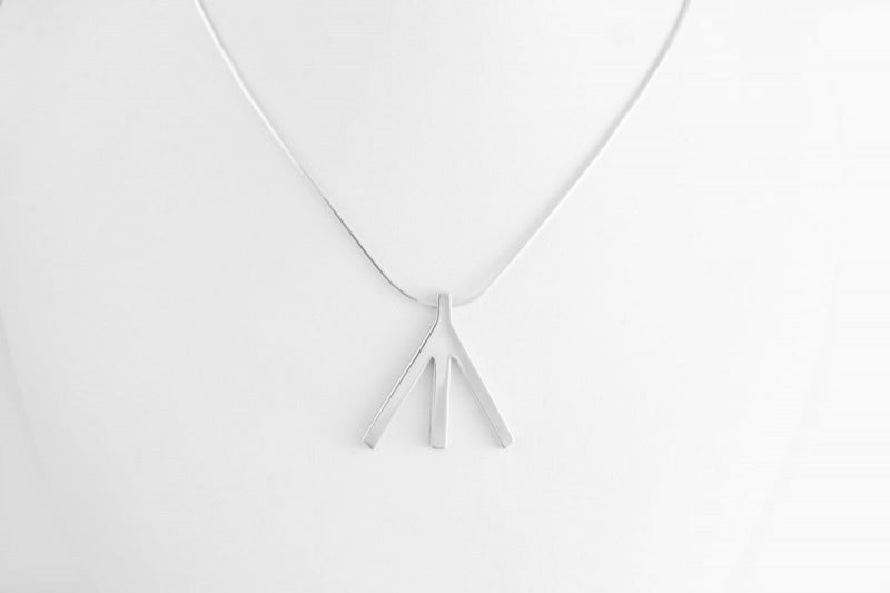 Collar de plata 925 Gallo artesanal — Luminé Zacatecas