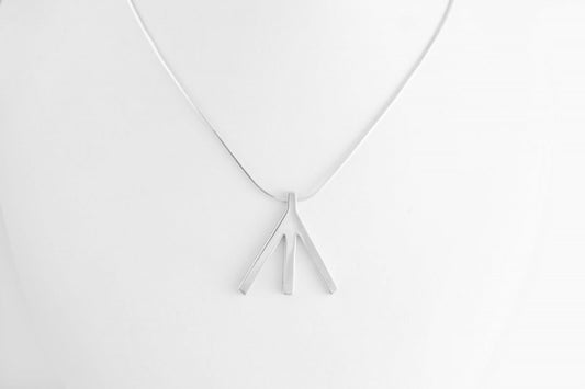 Collar de plata 925 Gallo artesanal — Luminé Zacatecas