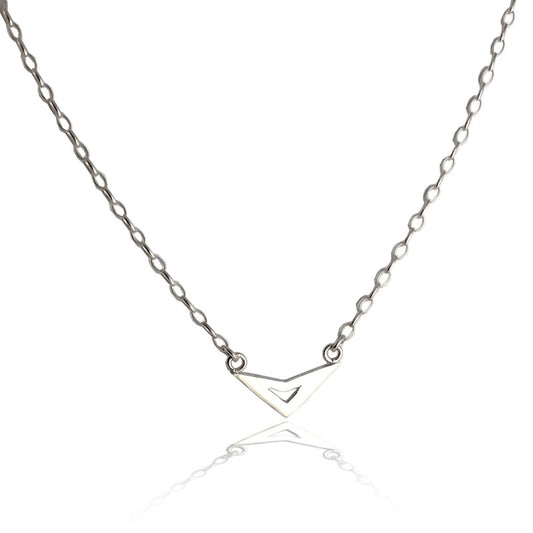 Collar de plata 925 Pico Ch artesanal — Luminé Zacatecas