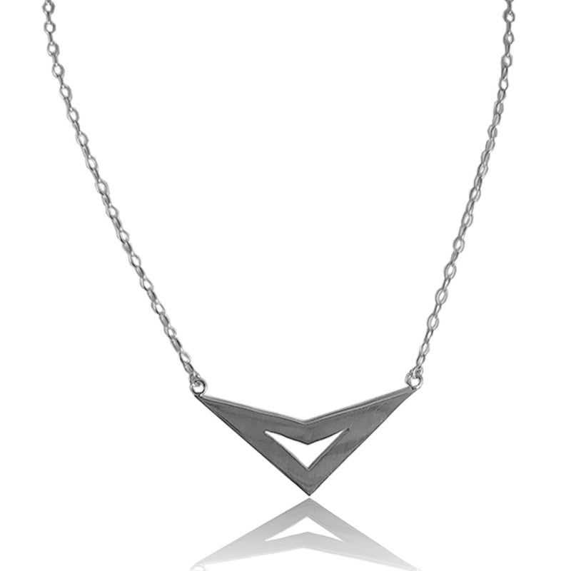 Collar de plata 925 Pico G artesanal — Luminé Zacatecas