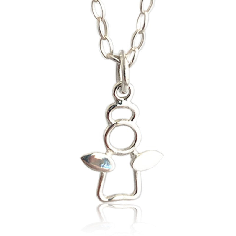 Dije de plata 925 Ángel F artesanal — Luminé Zacatecas