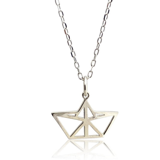 Dije de plata 925 Barco artesanal — Luminé Zacatecas