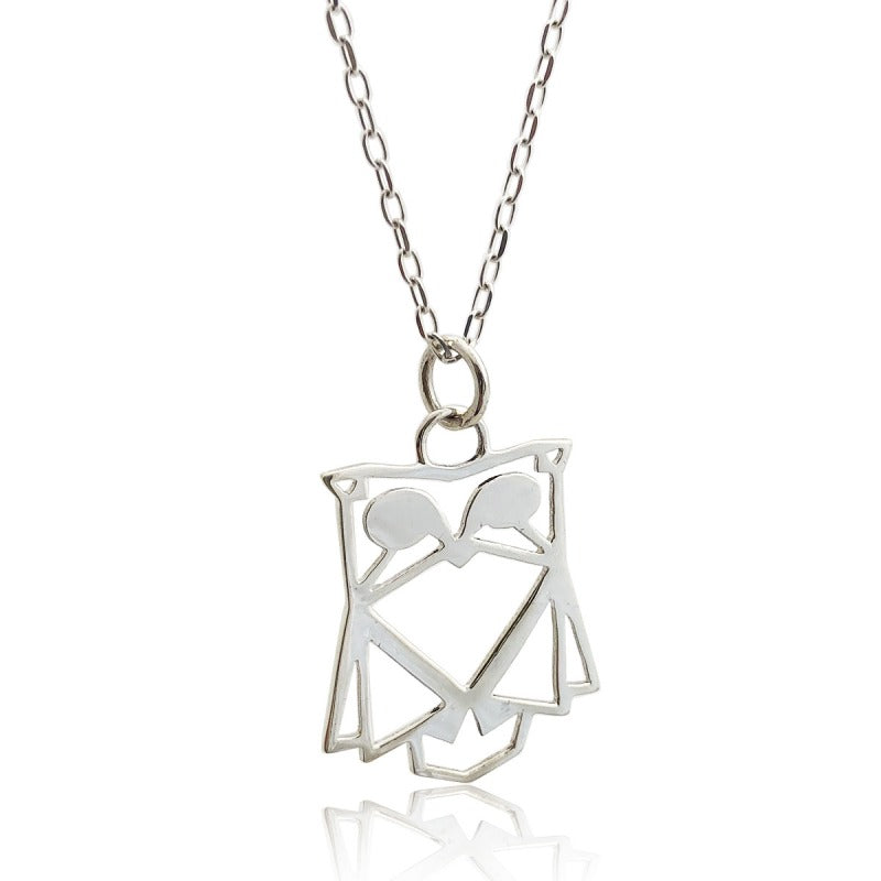 Dije de plata 925 Búho artesanal — Luminé Zacatecas