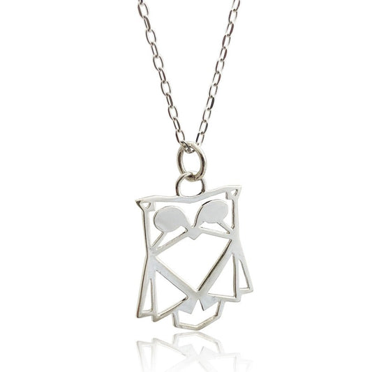 Dije de plata 925 Búho artesanal — Luminé Zacatecas