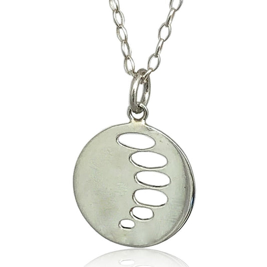 Dije de plata 925 Coral artesanal — Luminé Zacatecas