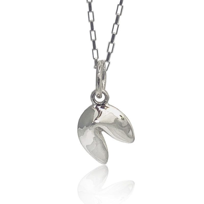 Dije de plata 925 Galleta de la Suerte artesanal — Luminé Zacatecas