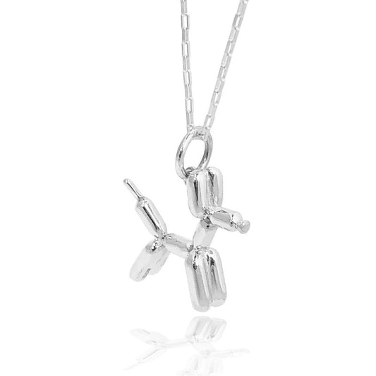 Dije de plata 925 Perro Globoflexia artesanal — Luminé Zacatecas