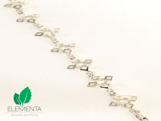 Pulsera de plata 925 Tzicuri artesanal — Luminé Zacatecas