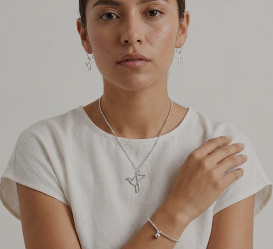 Set Pájaro Libre — Plata .925 | Luminé
