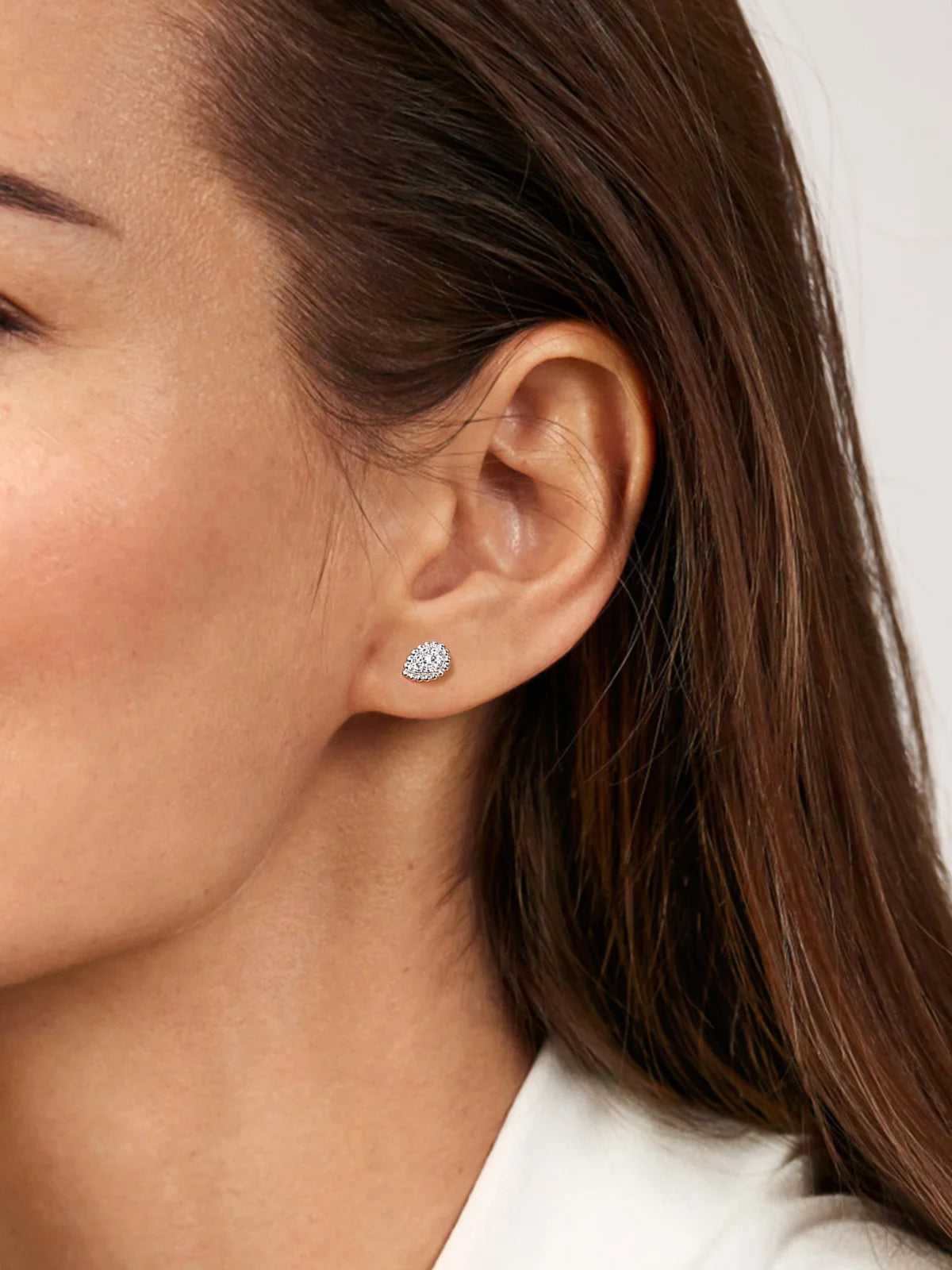 Gotas de Luz Suspendidas — Aretes Gota de Agua con Circonita APIR 5A | Oro Rosa · Plata · Oro