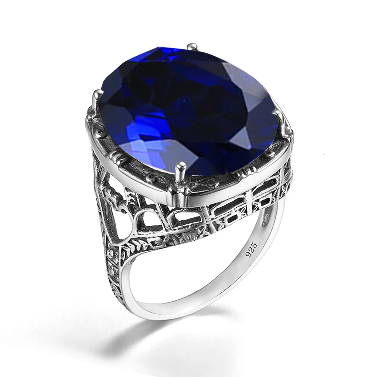 Anillo de plata 925 "CHAKRA" con amatista, para mujer, hechos a mano, joyería romántica para boda y fiesta.