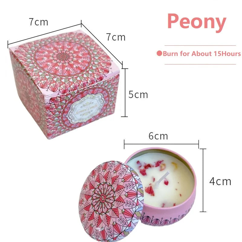 Velas aromáticas de Cera de Soya Decoración Vintage para Hogar y Bodas