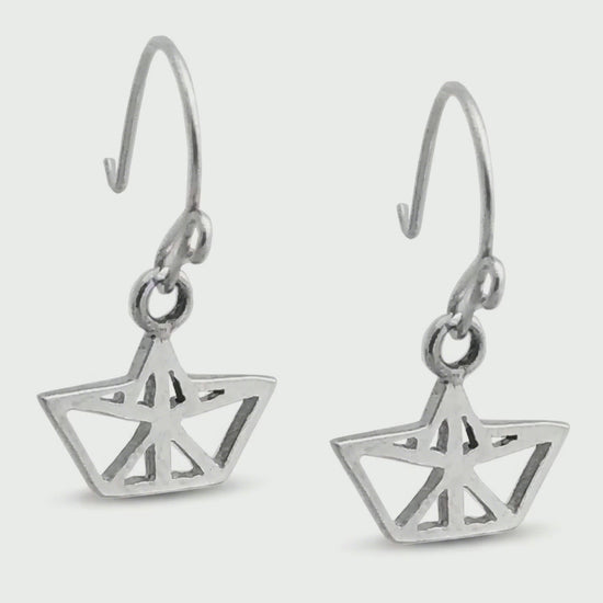 Aretes de plata 925 Botón Diamante Calado artesanales — Luminé Zacatecas